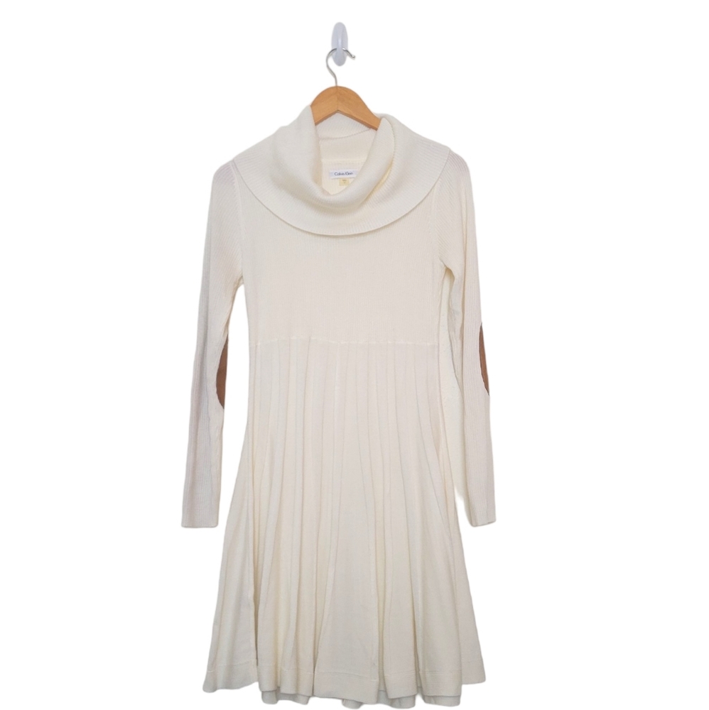 Calvin Klein Ribbed Fit and Flare Dress